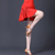 cheap Latin Dancewear-Latin Dance Ballroom Dance Skirts Tassel Pure Color Splicing Women&#039;s Performance Training High Polyester