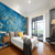 cheap Wallpaper-Cool Wallpapers Bluer Flowers Wallpaper Wall Mural Wall Covering Sticker Peel and Stick Removable PVC/Vinyl Material Self Adhesive/Adhesive Required Wall Decor for Living Room Kitchen Bathroom