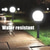 preiswerte Bodenlichter-3 Stück Solar-Gartenlicht, kleines weißes Kugellicht, rundes Kugellicht, LED-Außendekoration, Landschaftsgarten, Villa, Rasenlicht, Bodensteckerlicht, wasserdicht