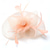 abordables Fascinators-Fascinateurs Chapeaux Coiffure Organza Chapeau Fedora Capeline Chapeau Voile Course de chevaux cocktail Elégant Rétro Avec Plume Couleur Pure Casque Couvre-chef