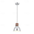 cheap Pendant Lights-LED Pendant Light Warm White 16/17cm 1-Light Industrial Metal Adjustable Ceiling Hanging Light Electroplated Modern Living Room Bedroom 110-240V
