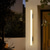 abordables luces de pared al aire libre-Lámpara de pared larga luz LED moderna 25/40/55/80 cm blanco cálido ip65 lámpara de acrílico impermeable para sala de estar, baño, garaje, patio