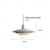 halpa Rumpu- ja kartiosuunnittelu-led-riippuvalaisin kirkas lasi muotoinen liukas muotoilu 1-valo 38/48 cm metalli moderni tyyli makuuhuone toimisto 110-240v
