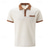 cheap Men&#039;s Classic Polo-Men&#039;s Waffle Polo Shirt Golf Shirt Work Casual Lapel Short Sleeve Basic Modern Color Block Patchwork Button Spring &amp; Summer Regular Fit Black White Blue Khaki Gray Waffle Polo Shirt