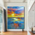 cheap Abstract Paintings-Handmate Oil PaintingCanvasWall Art DecorationAbstract Knife PaintingLandscape Yellowfor Home Decor Rolled Frameless Unstretched Painting