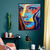 cheap People Paintings-Handmade Oil Paintings Canvas Wall Art Decoration Modern Abstract Figure Portrait for Home Decor Rolled Frameless Unstretched Painting