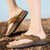 cheap Outdoor Sandals-Men&#039;s Leather Sandals Summer Sandals Slippers &amp; Flip-Flops Retro Walking Casual Daily Vacation Beach Comfortable Shoes Dark Grey Dark Brown