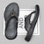 cheap Outdoor Sandals-Men&#039;s Leather Sandals Summer Sandals Slippers &amp; Flip-Flops Retro Walking Casual Daily Vacation Beach Comfortable Shoes Dark Grey Dark Brown