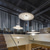 cheap Island Lights-LED Pendant Light Hanging Light Acrylic Metal Glass Light Fixture Modern Cloud Chandelier Bedroom Ceiling Light Fixtures 85-265V