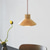 cheap Island Lights-LED Pendant Light 20cm 1-Light Warm White Metal Wood Painted Finishes Bulb Included Modern Style Dining Room Bedroom Pendant Lantern Design 110-240V