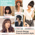 cheap Bangs-Clip in Bangs, Synthetic French Bangs Hair Clip Fake Bangs Fringe with Temples Hairpieces for Women Natural Bangs Clip in Hair Extensions for Daily Wear