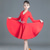 cheap Latin Dancewear-Latin Dance Kids&#039; Dancewear Dress Pure Color Splicing Girls&#039; Performance Training Long Sleeve High Polyester
