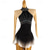 cheap Figure Skating Dresses-Figure Skating Dress Women&#039;s Girls&#039; Ice Skating Dress Black Patchwork Open Back Mesh Spandex High Elasticity Training Practice Professional Skating Wear Classic Crystal / Rhinestone Long Sleeve Ice