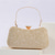 cheap Clutches &amp; Evening Bags-Women&#039;s Clutch Evening Bag Evening Bag Polyester Party Daily Chain Solid Color Silver Black Champagne