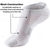 cheap Men&#039;s Socks-Men&#039;s 5 Pack Multi Packs Socks Ankle Socks Low Cut Socks Running Socks Casual Socks Black White Color Plain Sports &amp; Outdoor Daily Vacation Basic Medium Spring Fall Fashion Casual