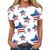 cheap Women&#039;s Collection-Independence Day July 4 USA Flag T-shirt Cartoon Manga USA Flag Harajuku Graphic Kawaii For Women&#039;s Adults&#039; Masquerade 4th of July 3D Print Festival