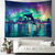cheap Landscape Tapestry-Aurora Northern Lights Hanging Tapestry Wall Art Large Tapestry Mural Decor Photograph Backdrop Blanket Curtain Home Bedroom Living Room Decoration