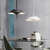 economico Luci a sospensione-lampada a sospensione a led isola cucina lampada a sospensione 1 luce 30 cm design singolo metallo finiture verniciate camera da letto moderna in stile nordico sala da pranzo 110-240v