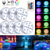 billige Undervannslamper-nedsenkbar led bassenglys, rgb fargeskiftende 13-leds magnetisk - trådløs fjernkontroll, vanntett for basseng, akvarium, badekardekor, fester, ferier, hagefontene