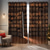 cheap Curtains &amp; Drapes-Vintage Bookshelf Blackout Curtains Door Insulation Outdoor Balcony Rest Living Room Home Decoration 2-piece Set of 3d Digital Printing Perforated