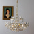 cheap Island Lights-6-Light 45 cm Single Design Pendant Light Metal Painted Finishes Modern Nordic Style 110-120V 220-240V