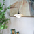 abordables Suspension-Lampe suspendue LED pour îlot de cuisine, 1 lumière, 28,5 cm, design unique, e27, finitions peintes en métal, style nordique moderne, chambre à coucher, cafés, 110-240 V