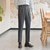 tanie lniane spodnie-40% Len Męskie Lniane spodnie Spodnie Letnie spodnie Plisowane spodnie Kieszeń Zakładki/fałdki Prosta noga Równina Oddychający Wygodny Biuro / praca Codzienny Urlop Klasyczny Codzienny Biały Rumiany