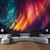 cheap Landscape Tapestry-Aurora Northern Lights Hanging Tapestry Wall Art Large Tapestry Mural Decor Photograph Backdrop Blanket Curtain Home Bedroom Living Room Decoration