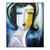 cheap People Paintings-Handmade Oil Paintings Canvas Wall Art Decoration Modern Abstract Figure Portrait for Home Decor Rolled Frameless Unstretched Painting