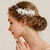 cheap Flower Girl Headpieces-Hair Combs Headdress Imitation Pearl Alloy Wedding Cocktail Elegant Luxury With Faux Pearl Pure Color Headpiece Headwear
