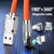 cheap Cell Phone Cables-Passenger Cable Rotating Magnetic Cable 540 Degrees Fast Charging Silicone TYPEC Triple Hand Travel Magnetic Cable Charging Cable