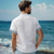 abordables Camisas Elite para Hombres-Hombre Camisa camisa de lino Camisa casual Manga Larga Hawaiano Moda informal Vacaciones Diario Hawaiano Primavera &amp; Otoño Diseño Estampado Blanco