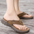 cheap Outdoor Sandals-Men&#039;s Leather Sandals Summer Sandals Slippers &amp; Flip-Flops Retro Walking Casual Daily Vacation Beach Comfortable Shoes Dark Grey Dark Brown