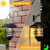 billiga Utomhuslampetter-soljärn lampskärm volfram glödlampa svart powered vägglampa utomhus retro lykta hängande vägglampa vattentät retro metall sol trädgårdslampa villa veranda belysning 1st