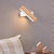 cheap Indoor Wall Lights-LED Wall Lamp 4W Nordic Minimalist Wooden Modern Adjustable Lighting Bar Restaurant Living Room Porch Wall Lamp Corridor Decoration 110-240V