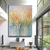 cheap Abstract Paintings-Handmate Oil PaintingCanvasWall Art DecorationAbstract Knife PaintingLandscape Yellowfor Home Decor Rolled Frameless Unstretched Painting