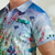 voordelige Grafische polo-Voor heren POLO Shirt Wafel poloshirt Revers polo Polo&#039;s met knopen Golfshirt Grafische prints Strijkijzer Blauw-Groen blauw Paars Oranje Groen Buiten Straat Korte mouw Afdrukken Kleding Modieus