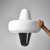 voordelige Eilandlichten-led hanglamp warm wit inbouw plafondlamp 26cm metaal/glas led plafondlamp moderne ronde plafondlamp plafondlamp voor woonkamer gang