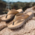 cheap Outdoor Sandals-Men&#039;s Leather Sandals Summer Sandals Slippers &amp; Flip-Flops Retro Walking Casual Daily Vacation Beach Comfortable Shoes Dark Grey Dark Brown