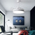 cheap Ceiling Fan Lights-LED Ceiling Fans 108cm 1-Light Dimmable Painted Finishes Metal Acrylic  Modern Nordic Style Bedroom Dining room ONLY DIMMABLE WITH REMOTE CONTROL