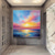 cheap Oil Paintings-Oil Painting Hand painted Customized Sky Clouds Landscape Canvas Oil Painting handmade Sunraise Sunset Art painting hand painted Abstract Cedar Textured sunset sea wall painting for Living Room