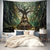 cheap Boho Tapestry-Boho Buddha Tree of Life Hanging Tapestry Wall Art Large Tapestry Mural Decor Photograph Backdrop Blanket Curtain Home Bedroom Living Room Decoration
