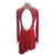 cheap Figure Skating Dresses-Figure Skating Dress Women&#039;s Girls&#039; Ice Skating Dress Burgundy Patchwork Thumbhole Mesh Spandex Stretchy Training Practice Professional Skating Wear Thermal Warm Crystal / Rhinestone Long Sleeve Ice