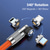 cheap Cell Phone Cables-Passenger Cable Rotating Magnetic Cable 540 Degrees Fast Charging Silicone TYPEC Triple Hand Travel Magnetic Cable Charging Cable