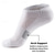 cheap Men&#039;s Socks-Men&#039;s 5 Pack Multi Packs Socks Ankle Socks Low Cut Socks Running Socks Casual Socks Black White Color Plain Sports &amp; Outdoor Daily Vacation Basic Medium Spring Fall Fashion Casual