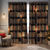 cheap Curtains &amp; Drapes-Vintage Bookshelf Blackout Curtains Door Insulation Outdoor Balcony Rest Living Room Home Decoration 2-piece Set of 3d Digital Printing Perforated