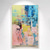 cheap Abstract Paintings-Handmade Colorful Abstract Painting on Canvas Pink Painting Blue Painting Bright Wall Art Fantasy Painting Texture Painting Large Abstract Painting Framed Ready To Hang