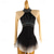 cheap Figure Skating Dresses-Figure Skating Dress Women&#039;s Girls&#039; Ice Skating Dress Black Patchwork Open Back Mesh Spandex High Elasticity Training Practice Professional Skating Wear Classic Crystal / Rhinestone Long Sleeve Ice