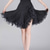 abordables Jupes Latines-Danse latine Danse de Salon Jupes Couleur Pure Volants Fantaisie Femme Utilisation Entraînement Taille haute Polyester