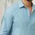 cheap Men&#039;s Elite Shirts-Men&#039;s 55% Linen Shirt Linen Shirt Summer Shirt Beach Shirt Blue Khaki Long Sleeve Plain Lapel Spring &amp; Summer Casual Daily Clothing Apparel